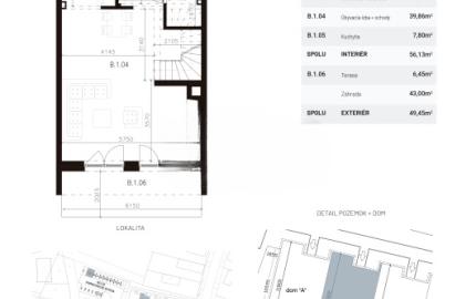 Rodinné domy v radovej zástavbe Okoličná na Ostrove