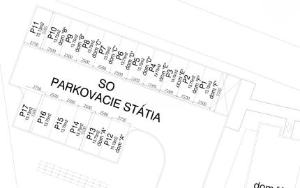 Rodinné domy v radovej zástavbe Okoličná na Ostrove