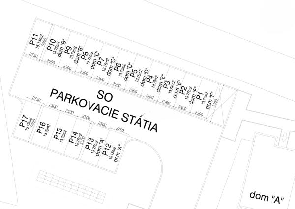 Rodinné domy v radovej zástavbe Okoličná na Ostrove