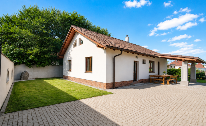Predaj 4 izbový RD Benkova Potôň, novostavba, pozemok 740 m2 - fotografia 1